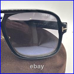 Tom Ford Falconer-02 FT0884 01B Sunglasses Black Frame Gray Lens With Case