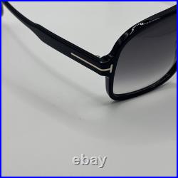 Tom Ford Falconer-02 FT0884 01B Sunglasses Black Frame Gray Lens With Case