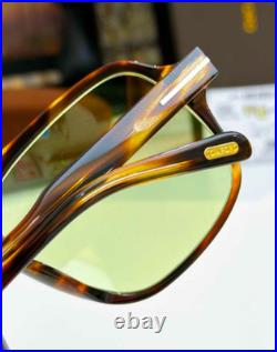 Tom Ford Falconer Sunglasses TF884 Havana/Green 60-18-140mm With Case New