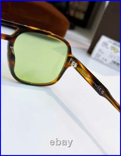 Tom Ford Falconer Sunglasses TF884 Havana/Green 60-18-140mm With Case New