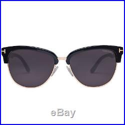 Tom Ford Fany TF368 01A 59mm Gold Black/Dark Grey Square Sunglasses