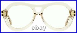 Tom Ford Fashion Frames TF514 Isla 074 Transparent Gray-Pink 56mm FT0514