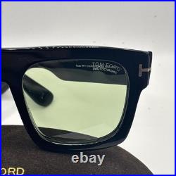 Tom Ford Fausto FT0711 01N Sunglasses Shiny Black 53mm New 100% Authentic