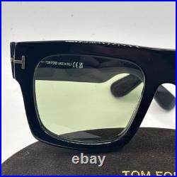 Tom Ford Fausto FT0711 01N Sunglasses Shiny Black 53mm New 100% Authentic