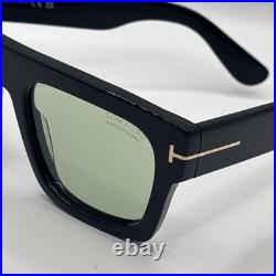 Tom Ford Fausto FT0711 01N Sunglasses Shiny Black 53mm New 100% Authentic