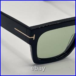 Tom Ford Fausto FT0711 01N Sunglasses Shiny Black 53mm New 100% Authentic