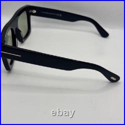 Tom Ford Fausto FT0711 01N Sunglasses Shiny Black 53mm New 100% Authentic