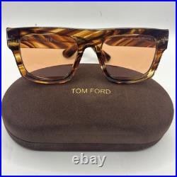 Tom Ford Fausto FT0711 53E Sunglasses Colored Havana 53mm New 100% Authentic