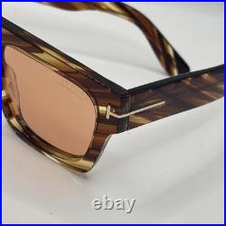 Tom Ford Fausto FT0711 53E Sunglasses Colored Havana 53mm New 100% Authentic
