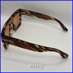 Tom Ford Fausto FT0711 53E Sunglasses Colored Havana 53mm New 100% Authentic