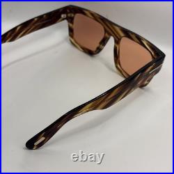 Tom Ford Fausto FT0711 53E Sunglasses Colored Havana 53mm New 100% Authentic