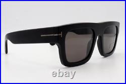 Tom Ford Fausto TF711-N 711-N ECO Sunglasses Matte Black 02A Authentic 53mm