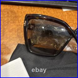Tom Ford Fiore Sunglasses TF1195 52B Dark Havana 63mm FT1195 Tom Ford Fiore Sunglasses TF1195 52B Dark Havana 63mm FT1195