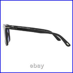 Tom Ford Fletcher Blue Browline Men's Sunglasses FT0832 01V 57 FT0832 01V 57