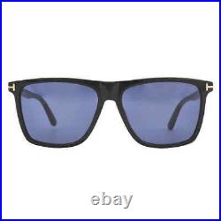 Tom Ford Fletcher Blue Browline Men's Sunglasses FT0832 01V 57 TF0832 01V 57