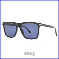 Tom Ford Fletcher Blue Browline Men's Sunglasses FT0832 01V 57 TF0832 01V 57