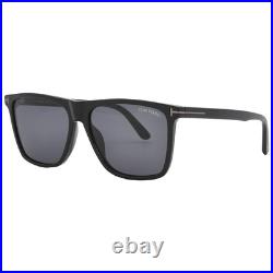 Tom Ford Fletcher Smoke Square Men's Sunglasses FT0832-N 01A 57 FT0832-N 01A 57