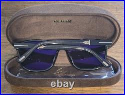 Tom Ford Frances TF1081-N ECO 01D Shiny Black Smoke Polarized 58mm Sunglasses