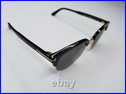 Tom Ford Ft0805-k/s 01d Black Gold Polarized Lens Sunglasses Made In Italy