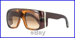 Tom Ford GINO FT 0733 Brown/Light Brown Shaded (48F) Sunglasses