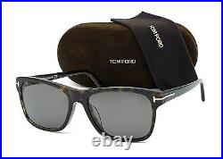 Tom Ford GIULIO FT 0698 52D Dark Havana Smoke Polarized 59mm Sunglasses TF0698