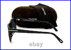Tom Ford GIULIO FT 0698 52D Dark Havana Smoke Polarized 59mm Sunglasses TF0698