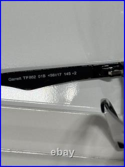 Tom Ford Garrett TF862 01B Black Acetate Unisex Gray Gradient Sunglasses 56mm