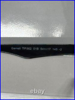 Tom Ford Garrett TF862 01B Black Square Acetate Gradient Tint Sunglasses 54mm