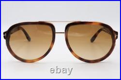 Tom Ford Geoffrey TF 779 Sunglasses Havana Gold 53F Authentic 58mm