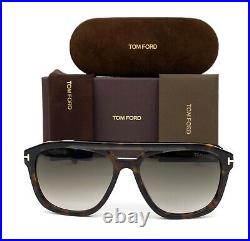 Tom Ford Gerrard FT0776 52B Dark Havana / Gradient Smoke 58mm Sunglasses TF0776
