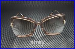 Tom Ford Gia FT0766 57G Shiny Beige Brown Mirror 63 mm Women's Sunglasses