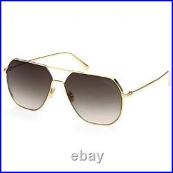 Tom Ford Gilles-02 TF852 30B Gold Metal Aviator Sunglasses Frames 59-14-145