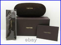 Tom Ford Giulio FT 0698 02V Matte Black Sunglasses Sonnenbrille Blue Lens 59mm