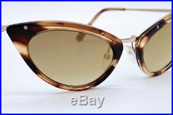 Tom Ford Grace Brown Gradient Cateye Sunglasses