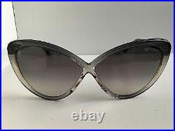 Tom Ford Gray 63mm Cats Eye Women's Sunglasses T1