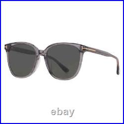 Tom Ford Grey Oval Unisex Sunglasses FT0972-K 20A 56 FT0972-K 20A 56