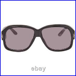 Tom Ford Grey Square Men's Sunglasses FT0837 N 01C 60 FT0837 N 01C 60