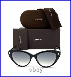 Tom Ford HARLOW FT0869 01B Black / Smoke Gradient 56mm Sunglasses TF0869