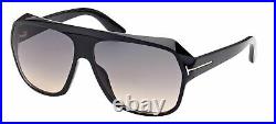 Tom Ford HAWKINGS-02 FT 0908 Black/Grey Shaded 62/13/135 men Sunglasses