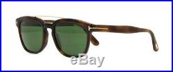 Tom Ford HOLT TF516 53N Havana Sunglasses Sonnenbrille Green Lens Size 54