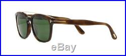 Tom Ford HOLT TF516 53N Havana Sunglasses Sonnenbrille Green Lens Size 54