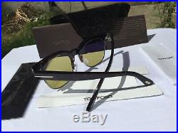Tom Ford Harry Men's Dark Havana Green Lens Sunglasses TF597 52N RRP£290