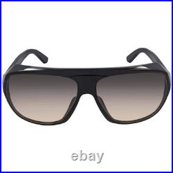 Tom Ford Hawkings Smoke Gradient Pilot Ladies Sunglasses FT0908 01B 62 Tom Ford Hawkings Smoke Gradient Pilot Ladies Sunglasses FT0908 01B 62