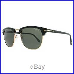 Tom Ford Henry TF 248 05N Gold/Black Men's Clubmaster Sunglasses