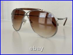 Tom Ford Holden Brown Aviator Sunglasses