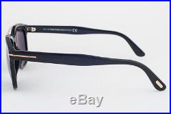 Tom Ford Holt Shiny Black / Gray Sunglasses TF516 01A