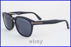 Tom Ford Holt Shiny Black / Gray Sunglasses TF516 01A 54mm