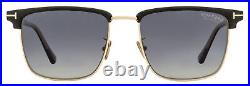 Tom Ford Hudson-02 Sunglasses TF997H 02D Matte Black/Gold 55mm FT0997