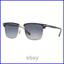 Tom Ford Hudson Polarized Smoke Gradient Square Men's Sunglasses FT0997-H 02D 55