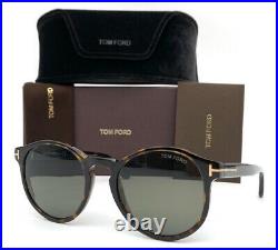 Tom Ford IAN FT0591 52N Havana / Green 51mm Sunglasses TF0591